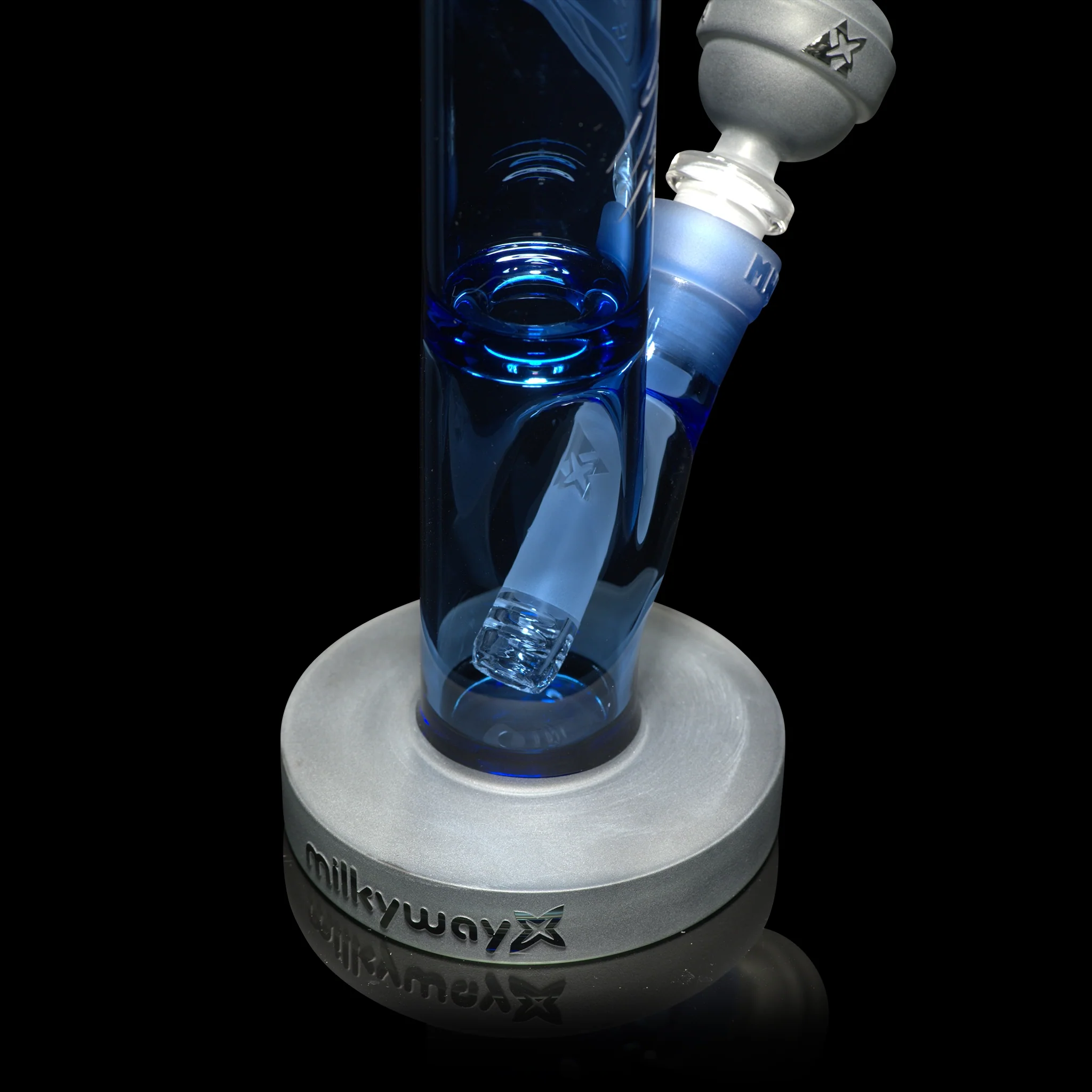 Milky Way X Spaceship X 9" Straight Tube (Blue) - Image 4