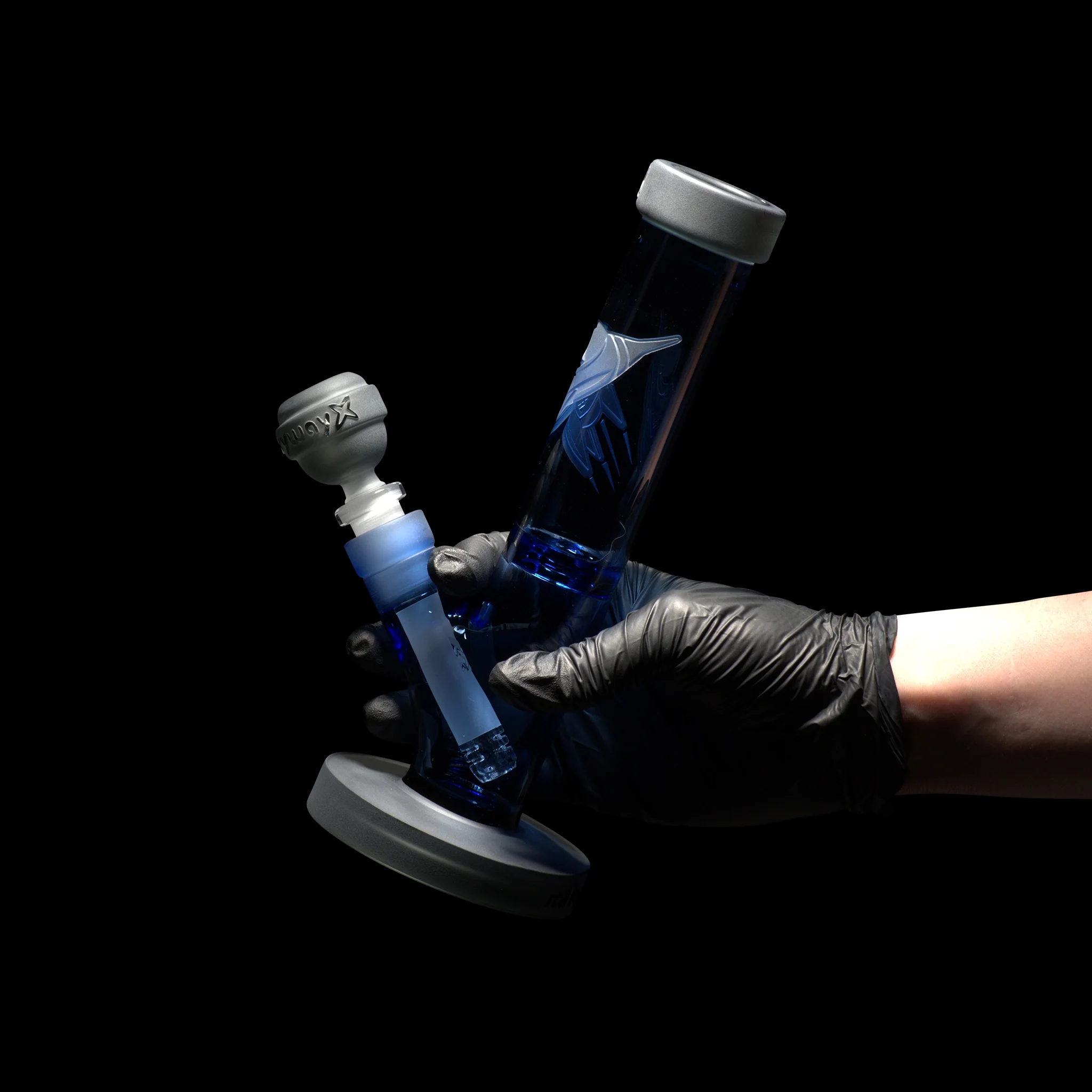 Milky Way X Spaceship X 9" Straight Tube (Blue) - Image 5