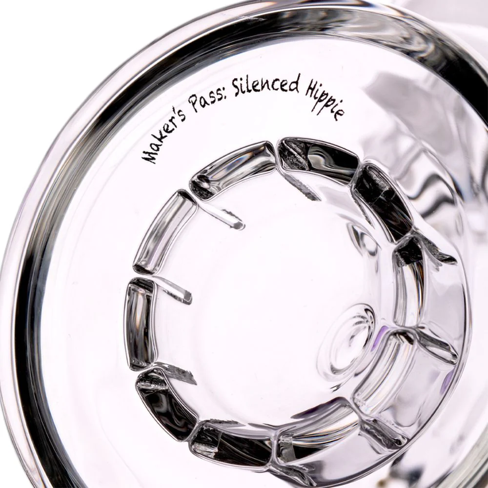 MJ Arsenal Hippie Hitter Glass Water Pipe - 8.75" / 14mm F / LE - Image 7