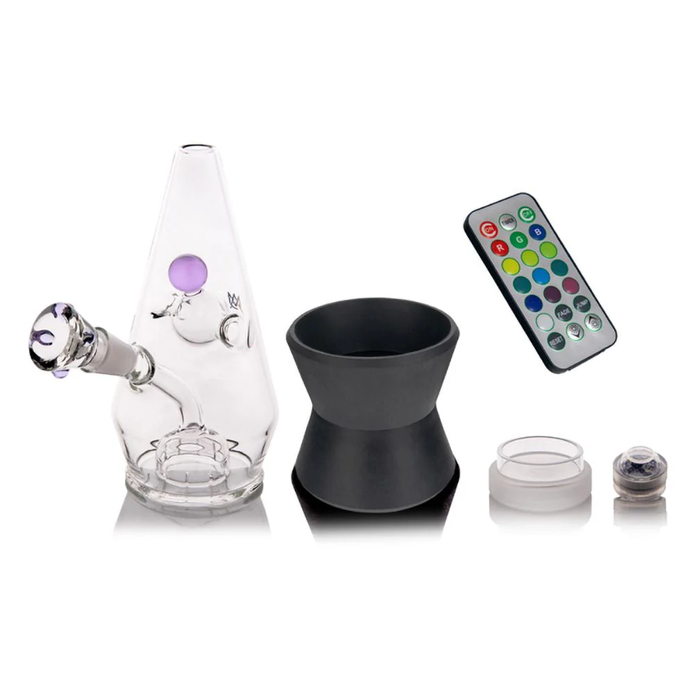 MJ Arsenal Hippie Hitter Glass Water Pipe - 8.75" / 14mm F / LE - Image 9