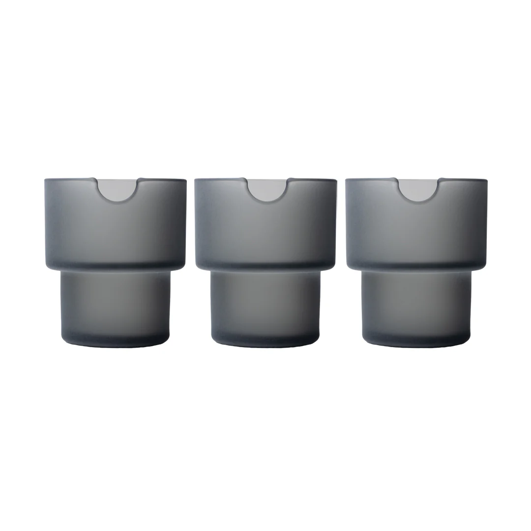 NWTN Home Flower Pots AshTray Set (Charcoal)