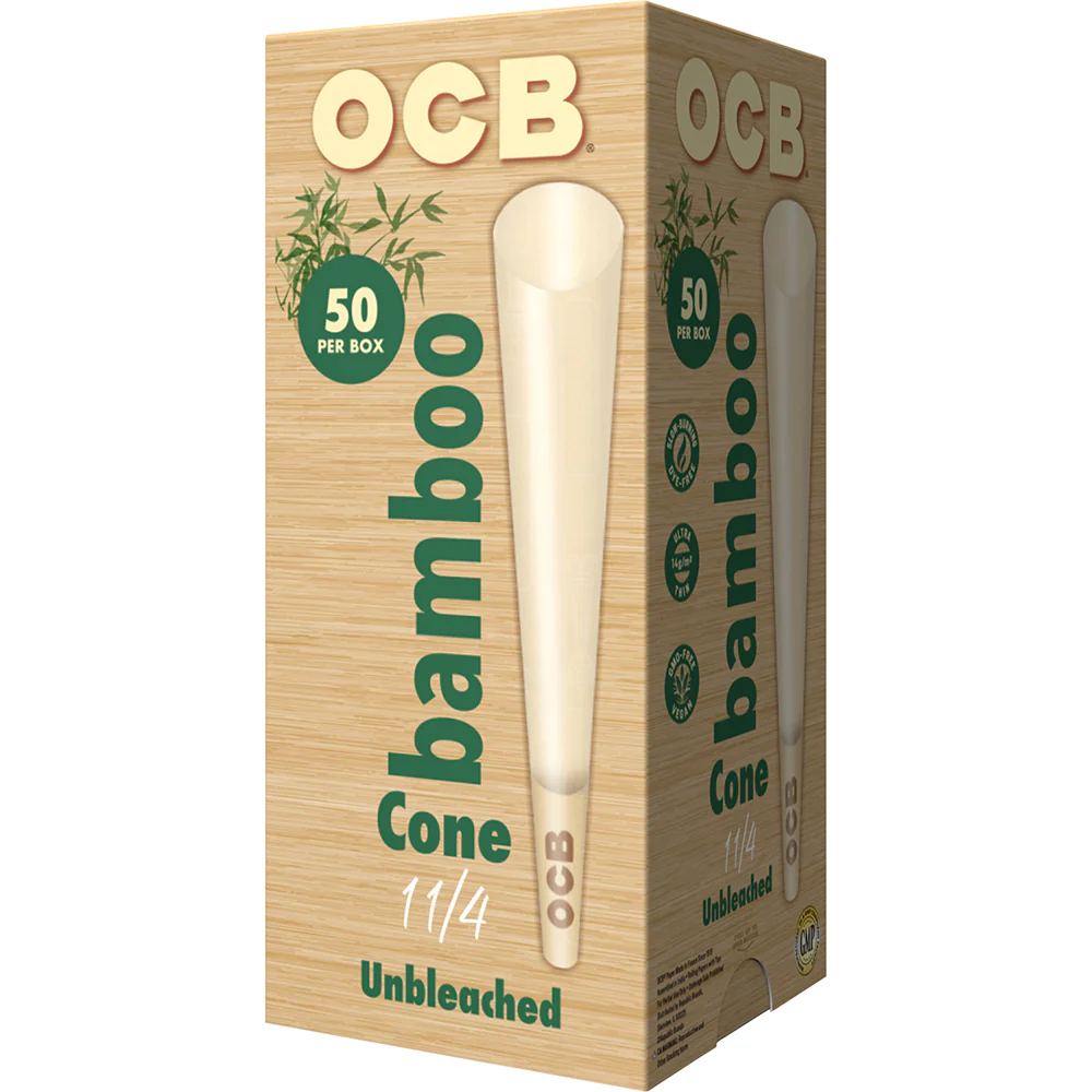 OCB Bamboo Cone Tower - 1 1/4" (50 count)