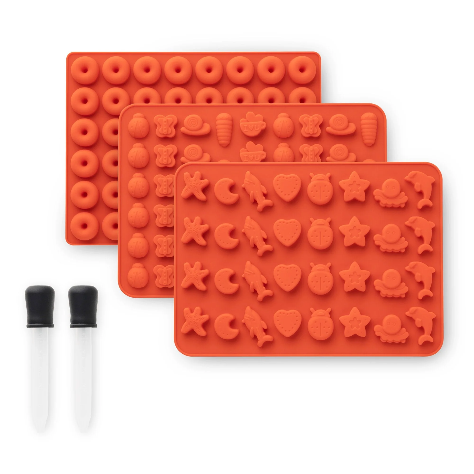 Ongrok Silicone Gummy Molds with Droppers - Image 2