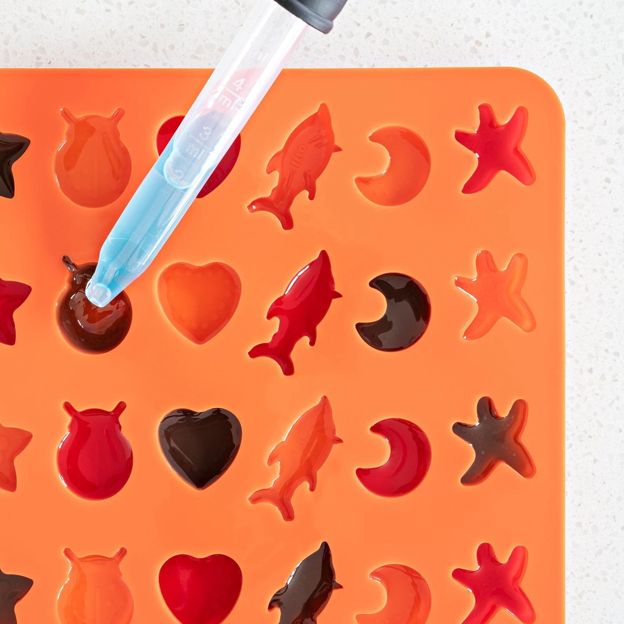 Ongrok Silicone Gummy Molds with Droppers - Image 3