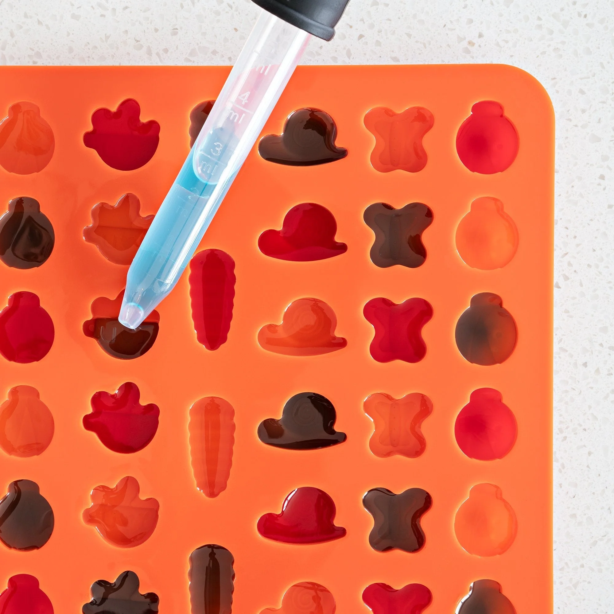 Ongrok Silicone Gummy Molds with Droppers - Image 6