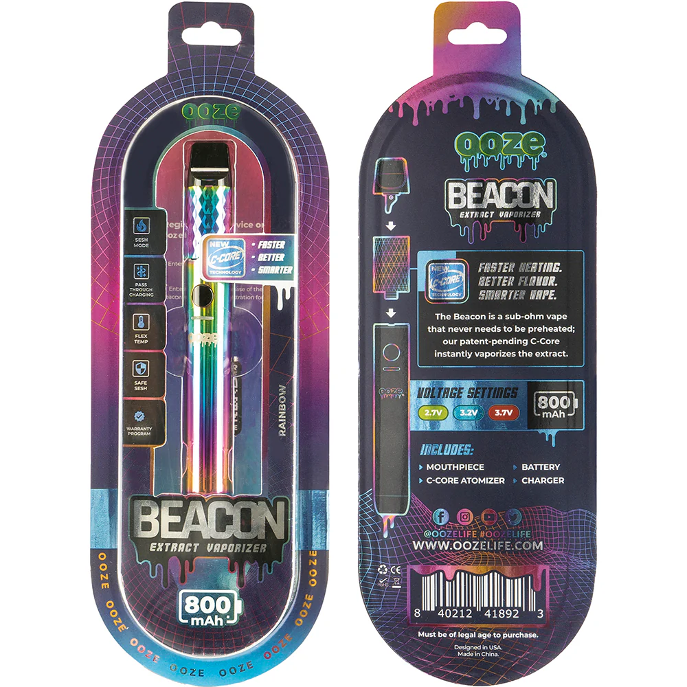 Ooze Beacon Concentrate Vaporizer (Rainbow) - Image 2