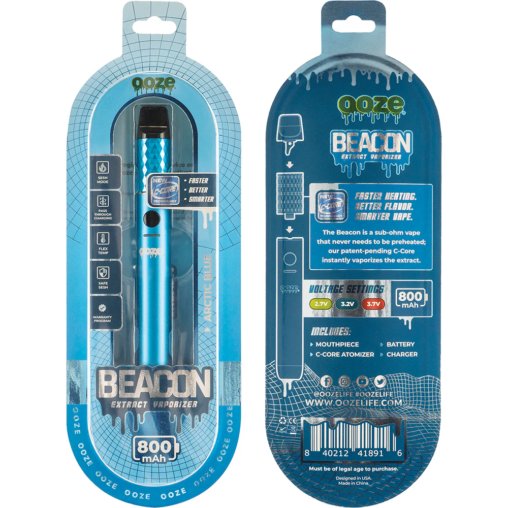 Ooze Beacon Concentrate Vaporizer (Blue) - Image 2