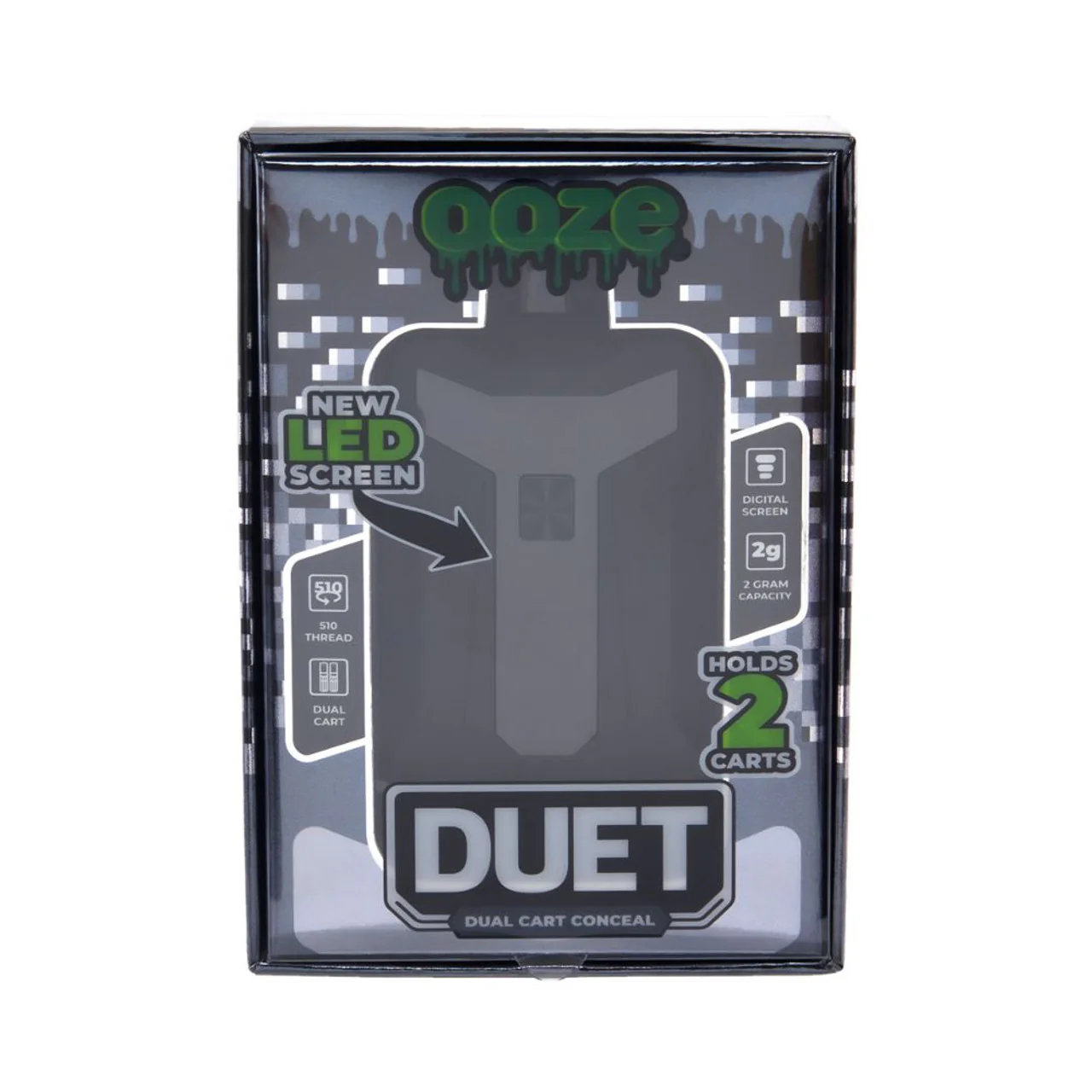 Ooze Duet Conceal 510 Battery (Black) - Image 2