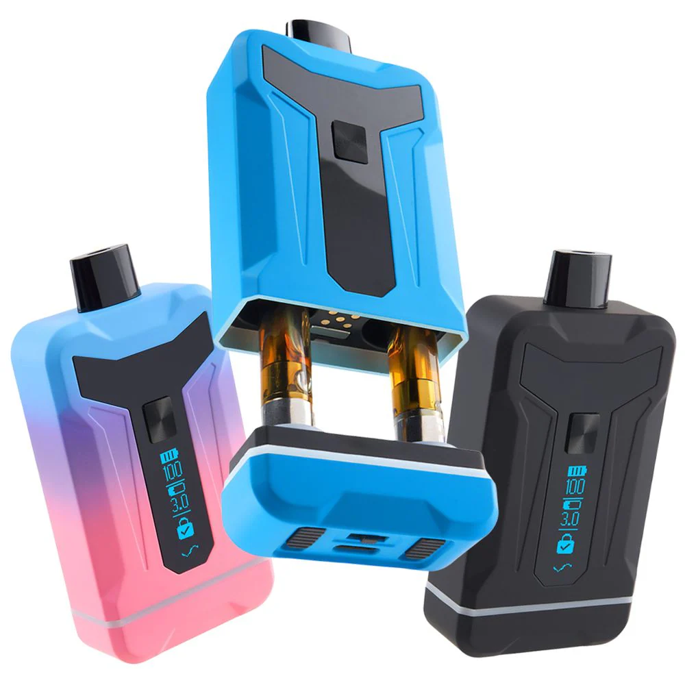 Ooze Duet Dual Cart Variable Voltage 510 Vape Battery