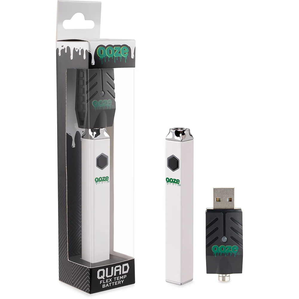 Ooze Quad Battery + Smart USB (Ghost White)