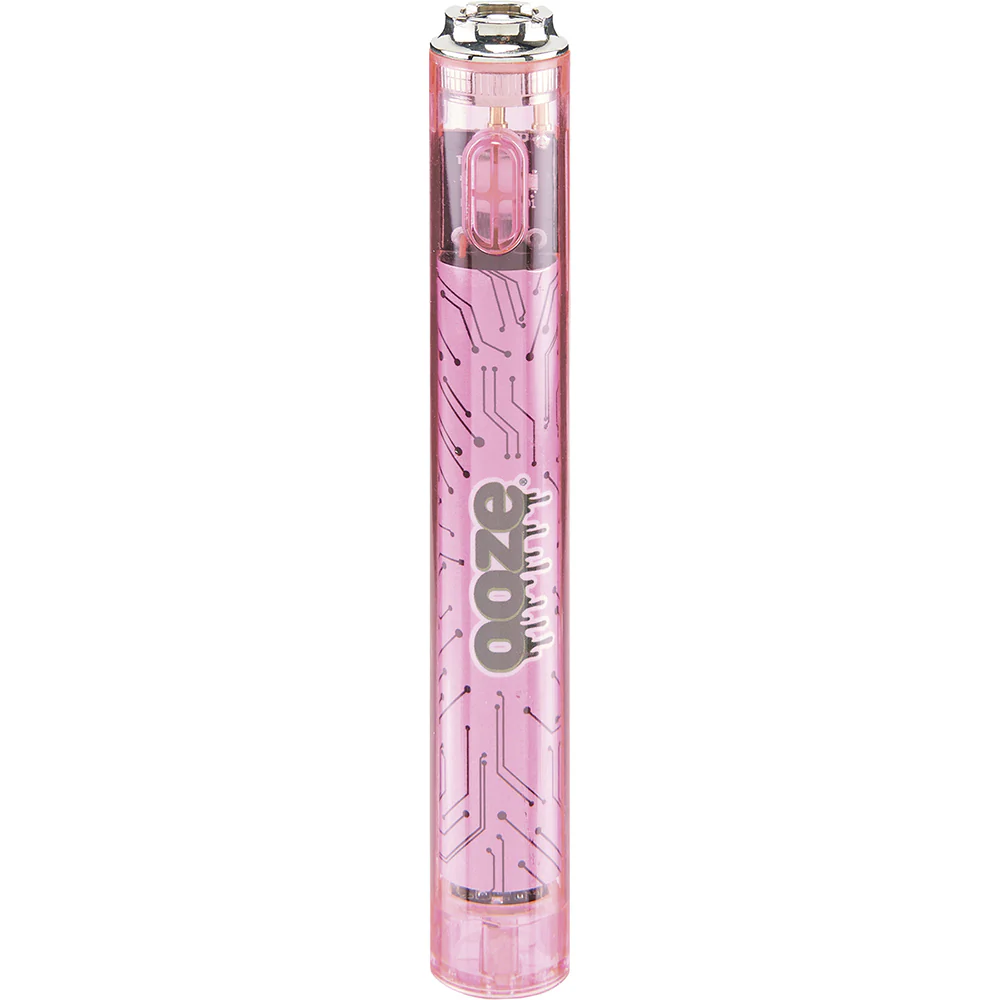 Ooze Slim Clear Pen Battery & Charger (Pink) - Image 5