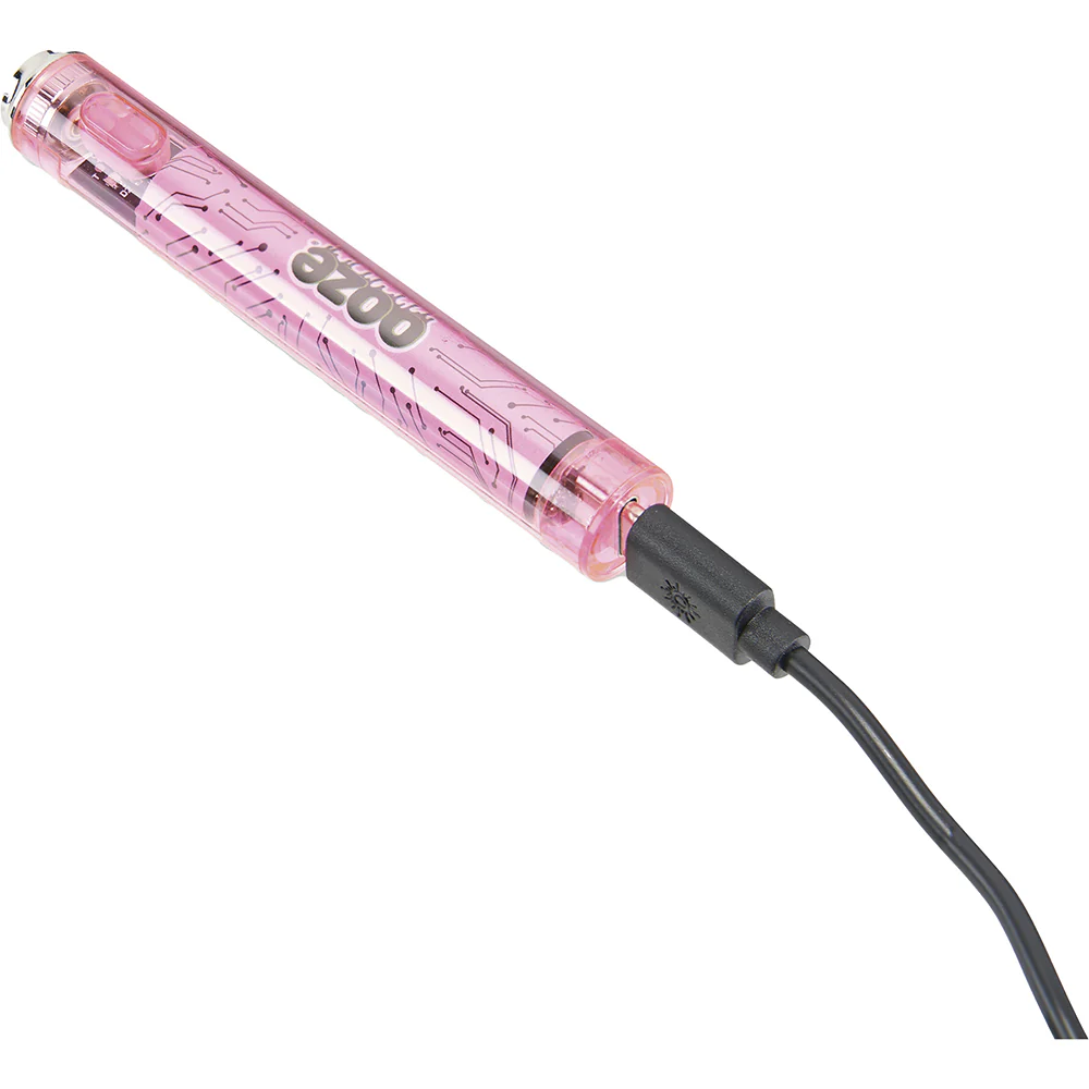 Ooze Slim Clear Pen Battery & Charger (Pink) - Image 6