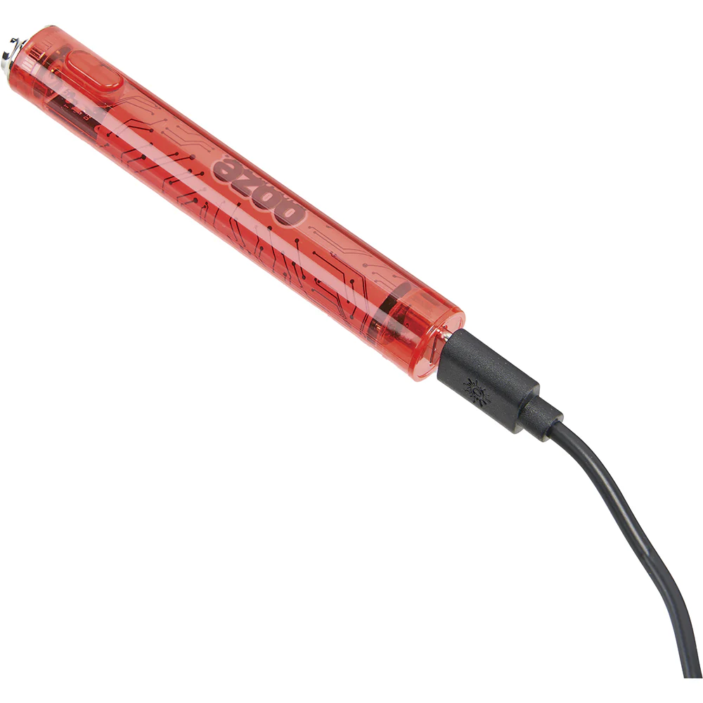 Ooze Slim Clear Pen Battery & Charger (Red) - Image 7