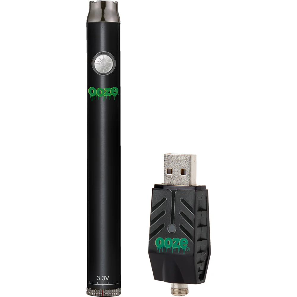Ooze Slim Twist Vape Battery (Black) - Image 2