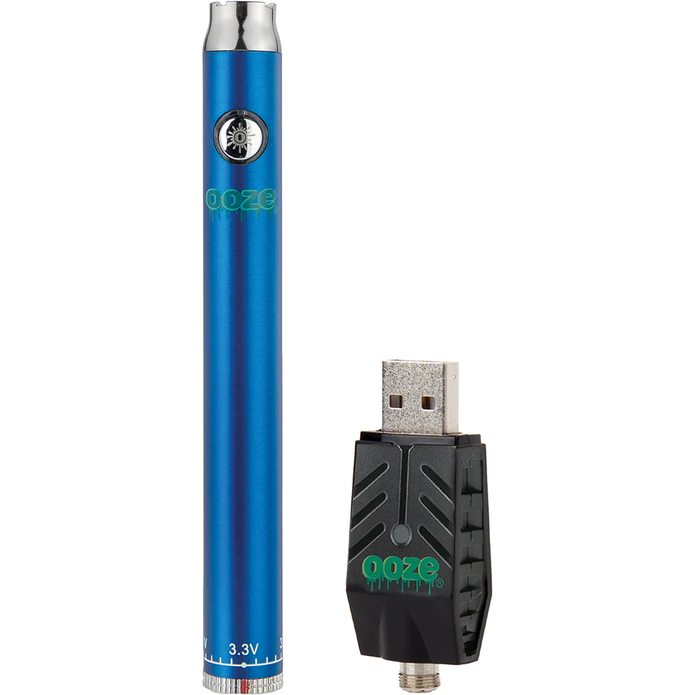 Ooze Slim Twist Vape Battery (Blue) - Image 2