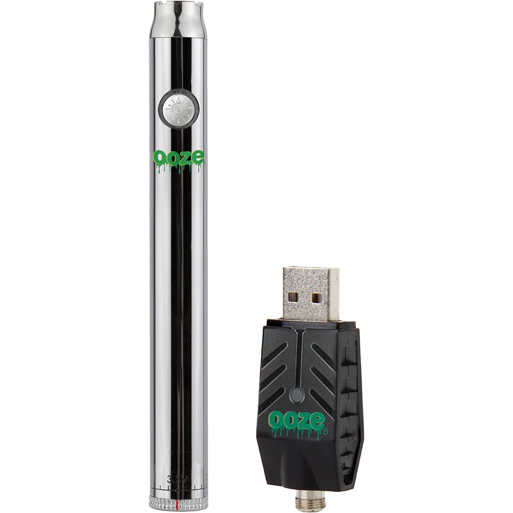 Ooze Slim Twist Vape Battery (Chrome) - Image 4