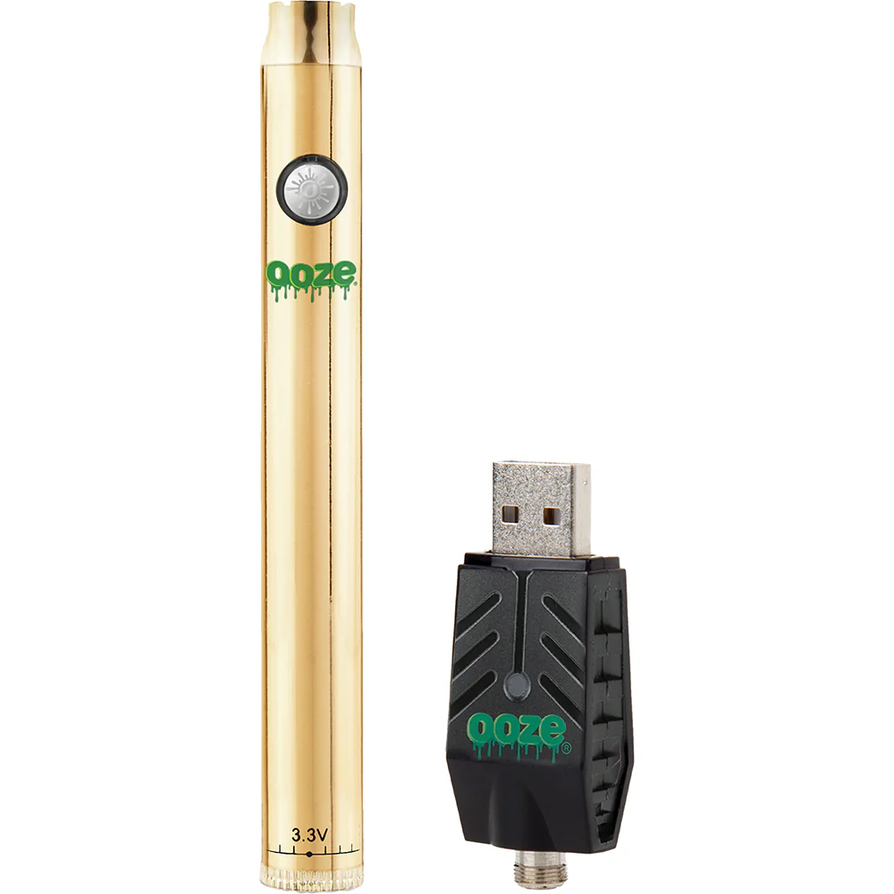 Ooze Slim Twist Vape Battery (Gold) - Image 2