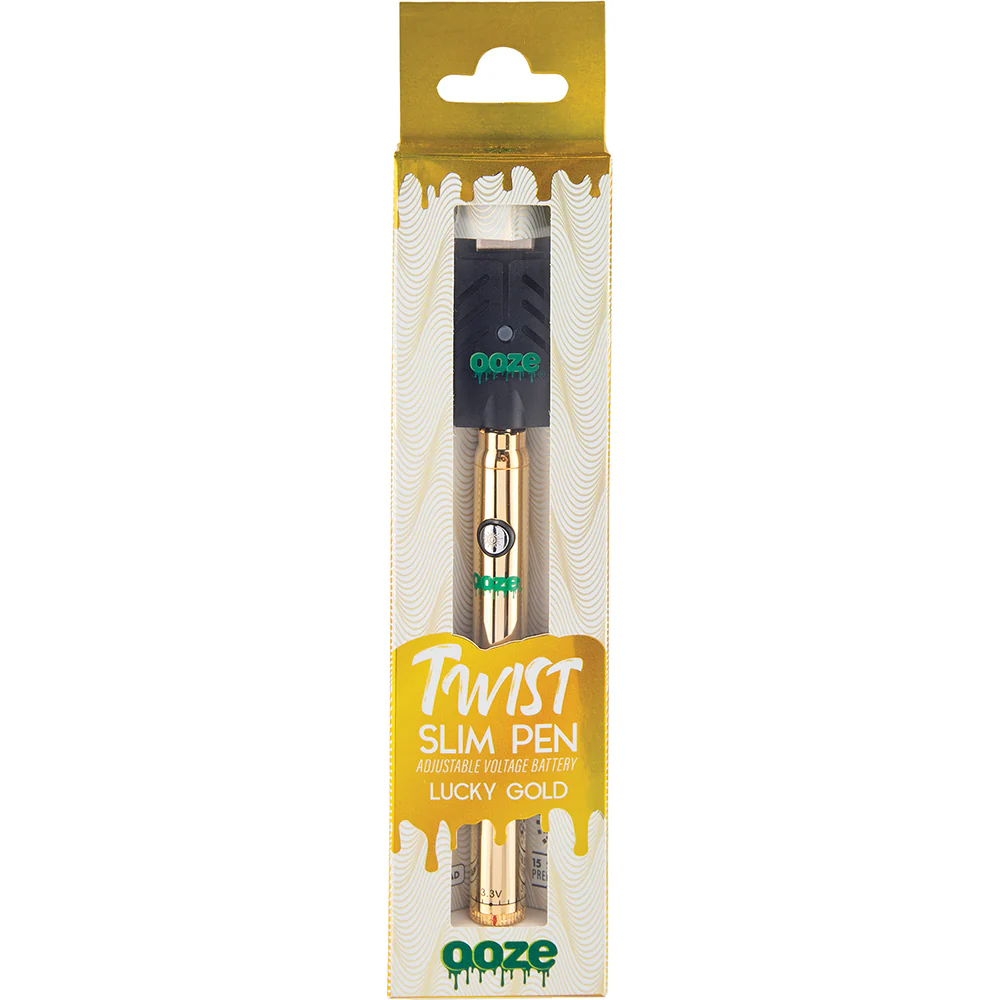 Ooze Slim Twist Vape Battery (Gold) - Image 3