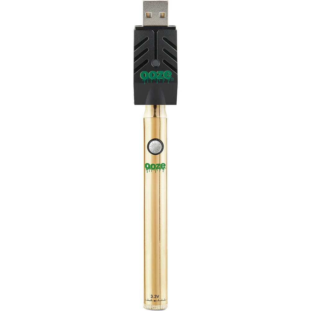 Ooze Slim Twist Vape Battery (Gold) - Image 5