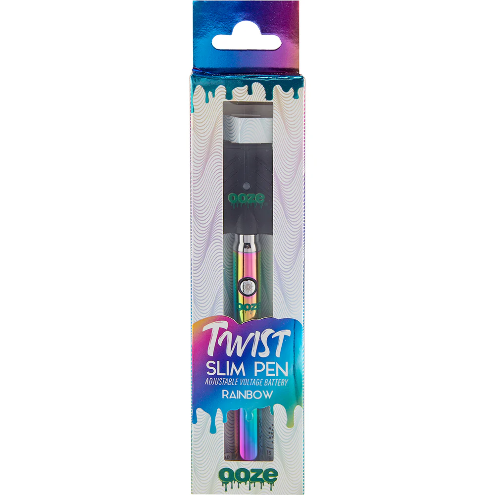 Ooze Slim Twist Vape Battery (Rainbow) - Image 2