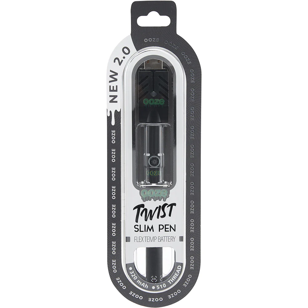 Ooze Slim Twist Vape Pen Battery 2.0 (Black) - Image 3