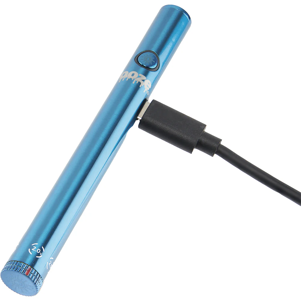 Ooze Slim Twist Vape Pen Battery 2.0 (Blue) - Image 4