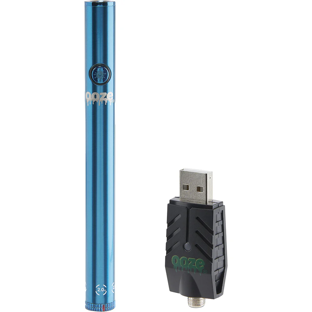 Ooze Slim Twist Vape Pen Battery 2.0 (Blue) - Image 5