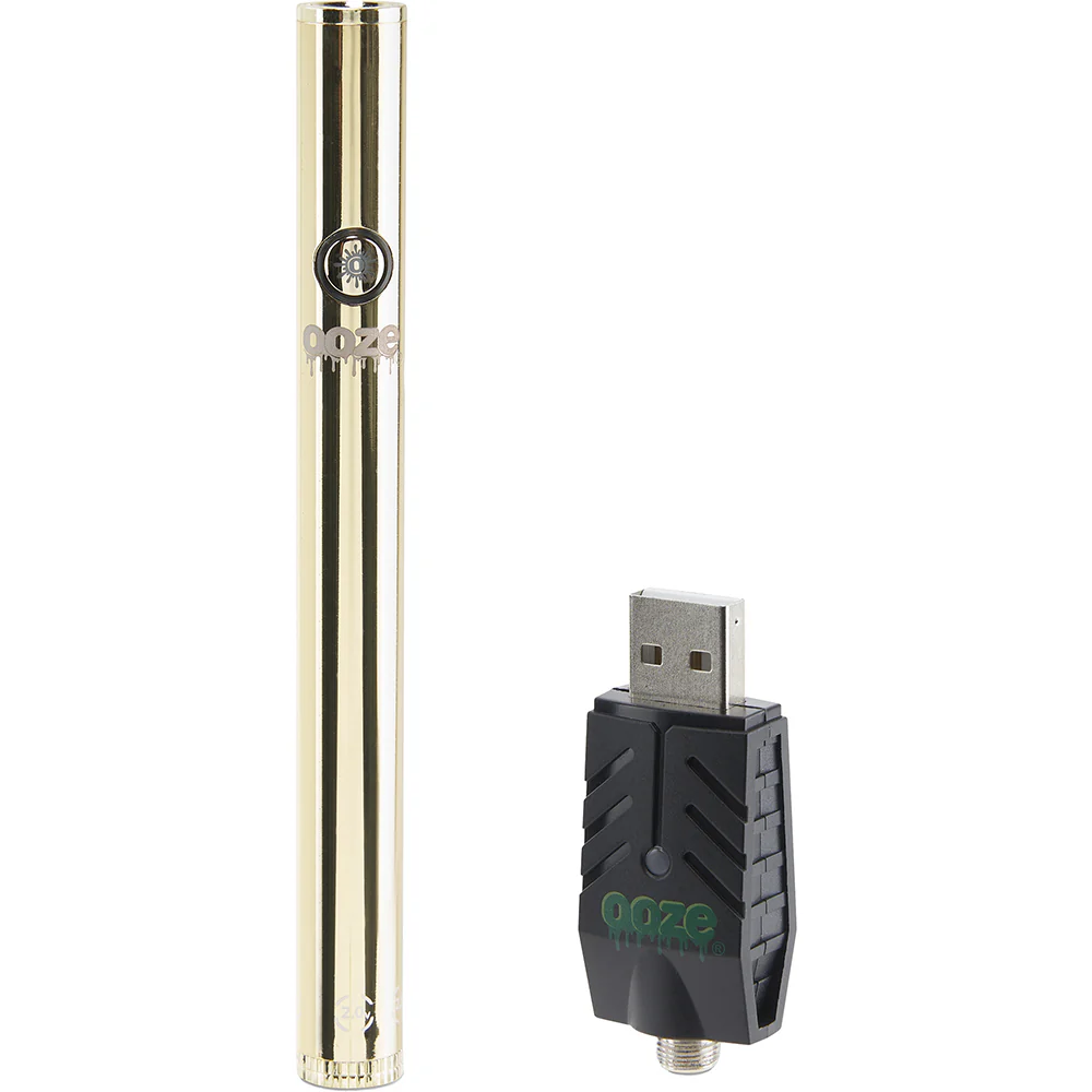 Ooze Slim Twist Vape Pen Battery 2.0 (Gold) - Image 3