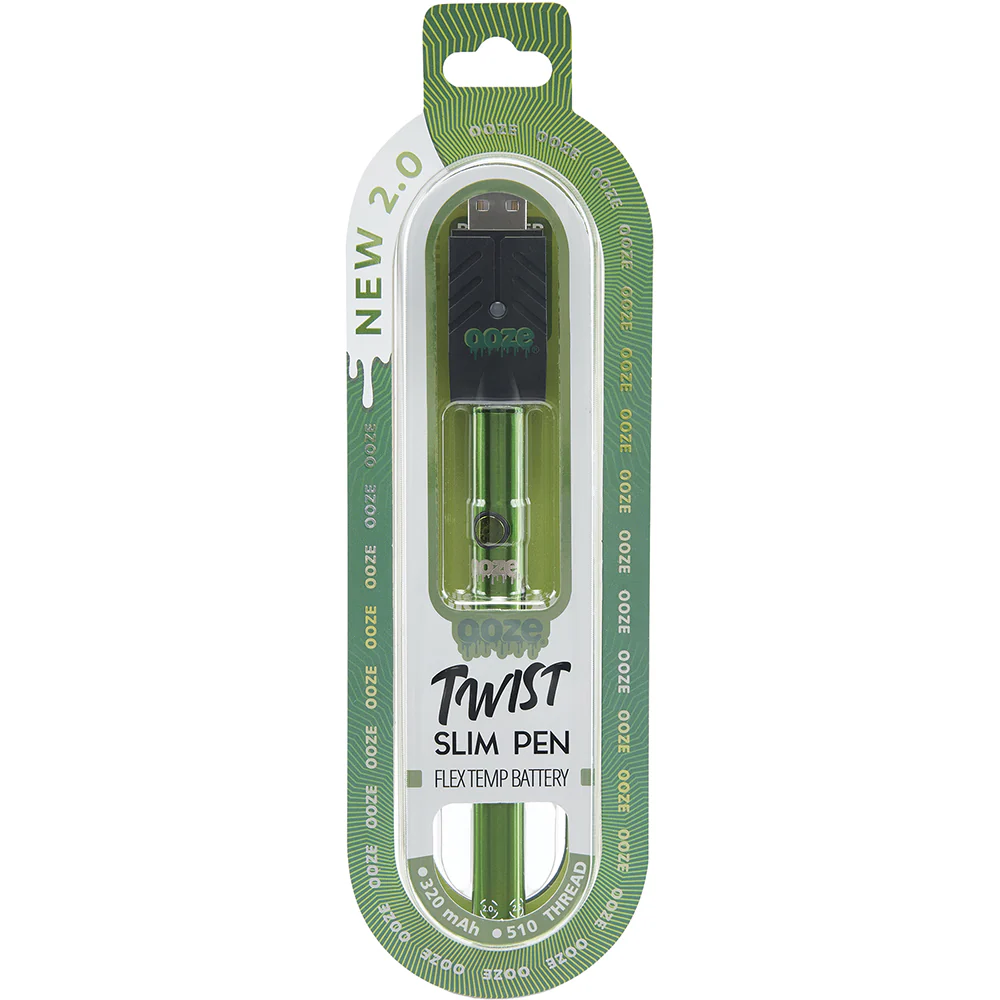 Ooze Slim Twist Vape Pen Battery 2.0 (Green) - Image 4