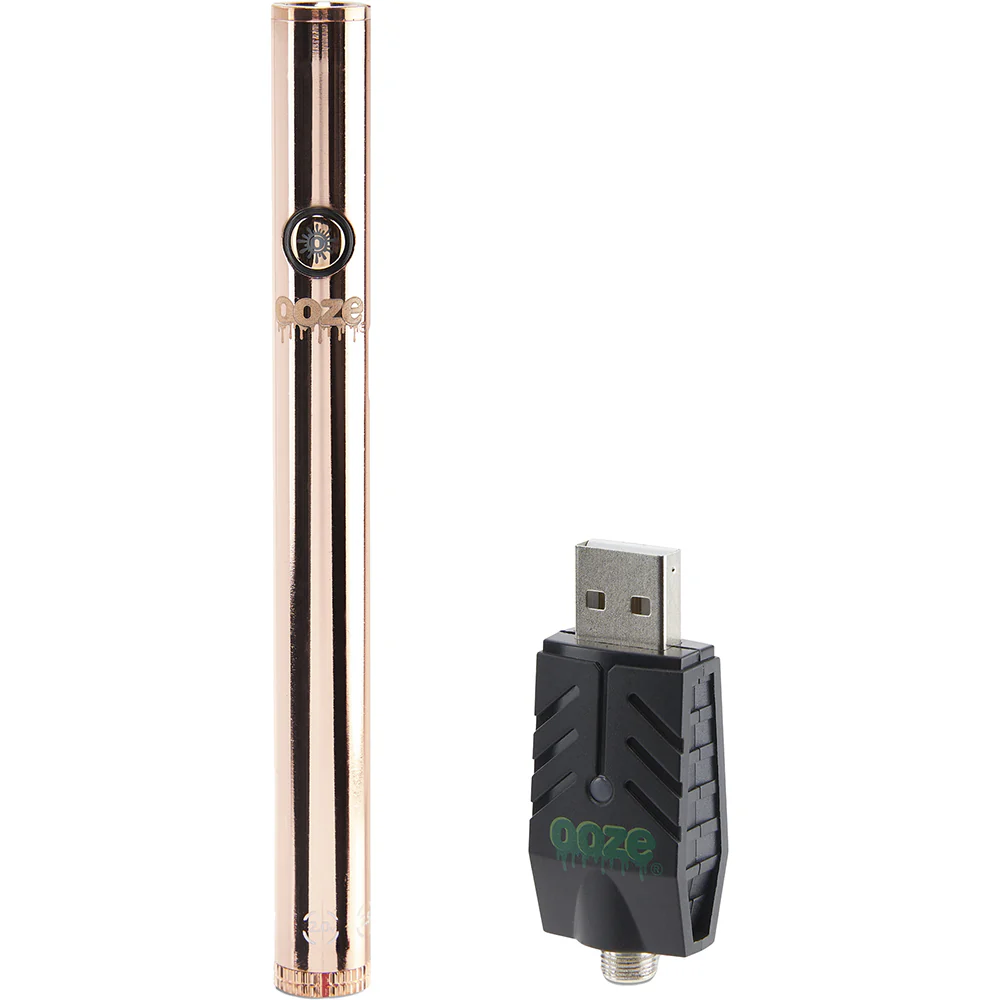 Ooze Slim Twist Vape Pen Battery 2.0 (Rose Gold) - Image 5