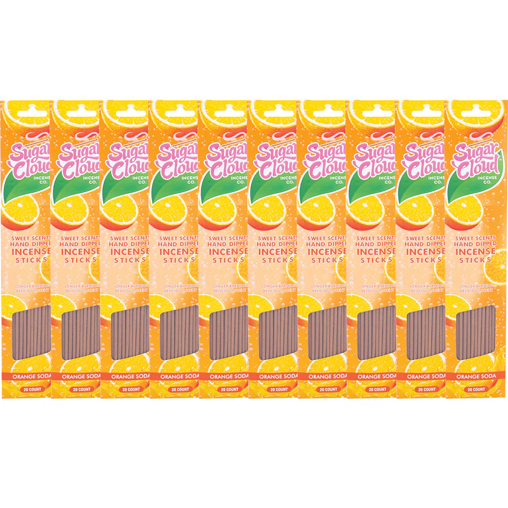 Orange Soda Sugar Cloud Incense (200 sticks) - Image 2
