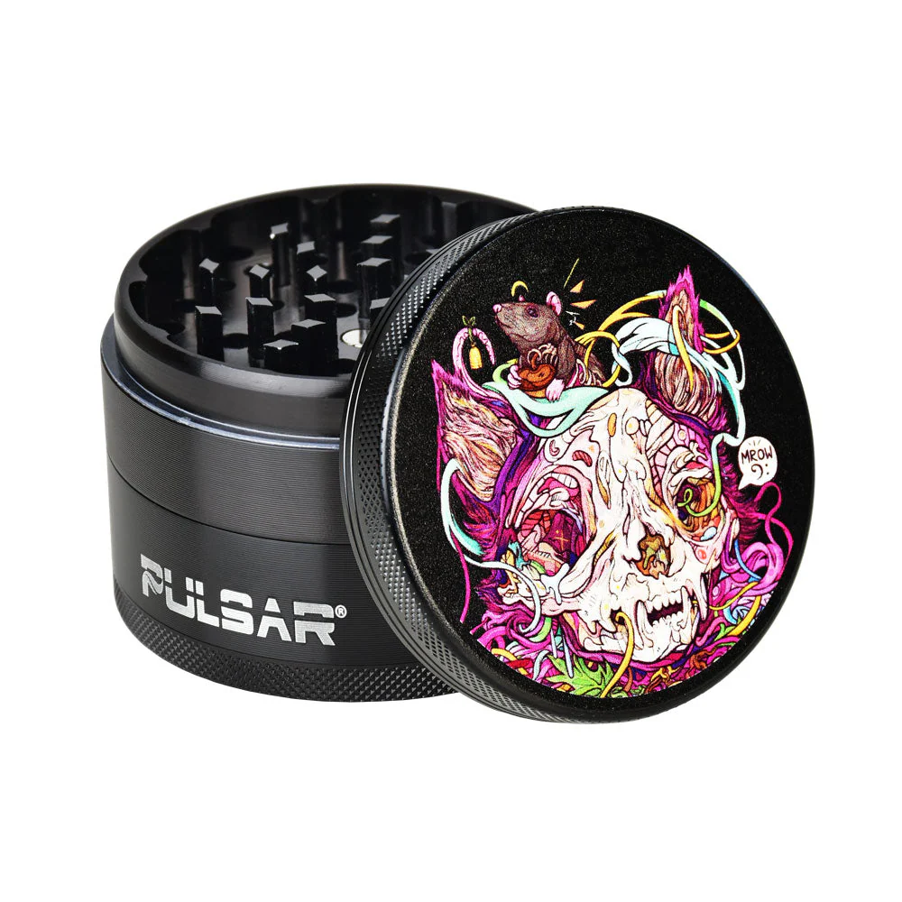 Pulsar 2.5” Metal 4-Piece Grinder - Multiple Designs! - Image 10