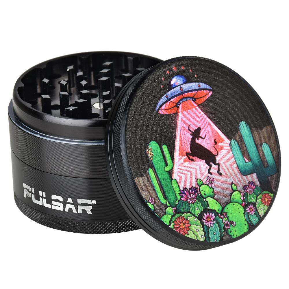 Pulsar 2.5” Metal 4-Piece Grinder - Multiple Designs! - Image 20