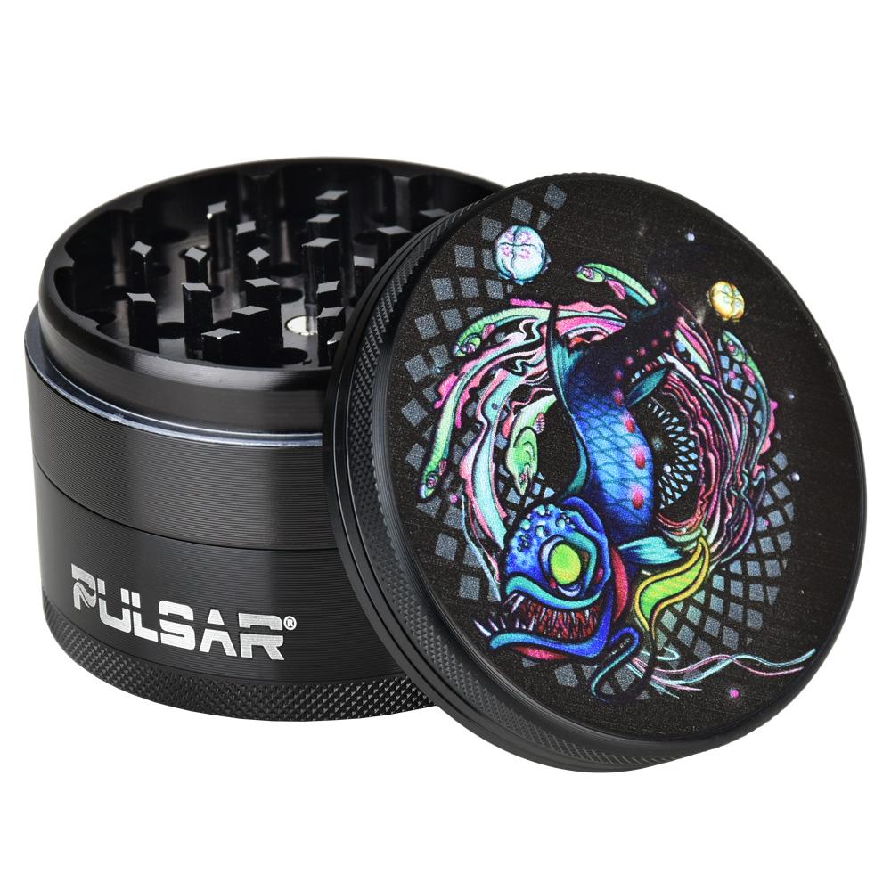 Pulsar 2.5” Metal 4-Piece Grinder - Multiple Designs! - Image 3