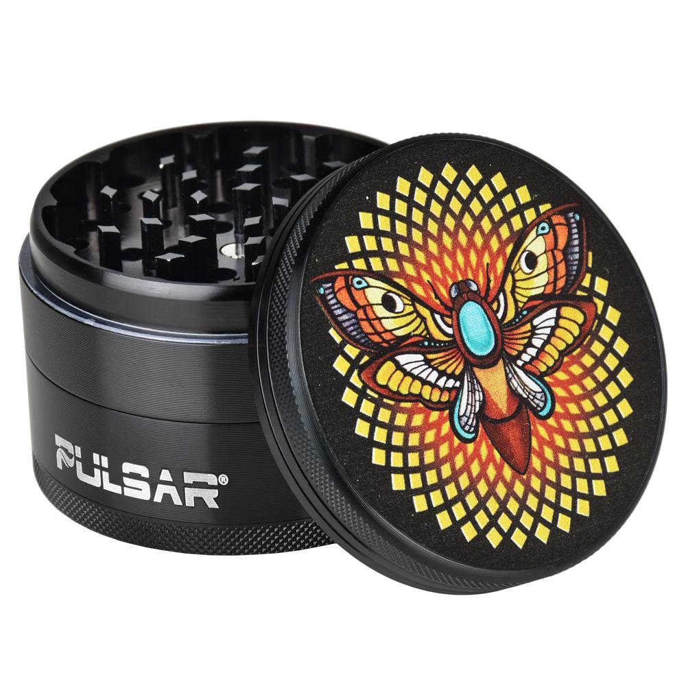 Pulsar 2.5” Metal 4-Piece Grinder - Multiple Designs! - Image 4