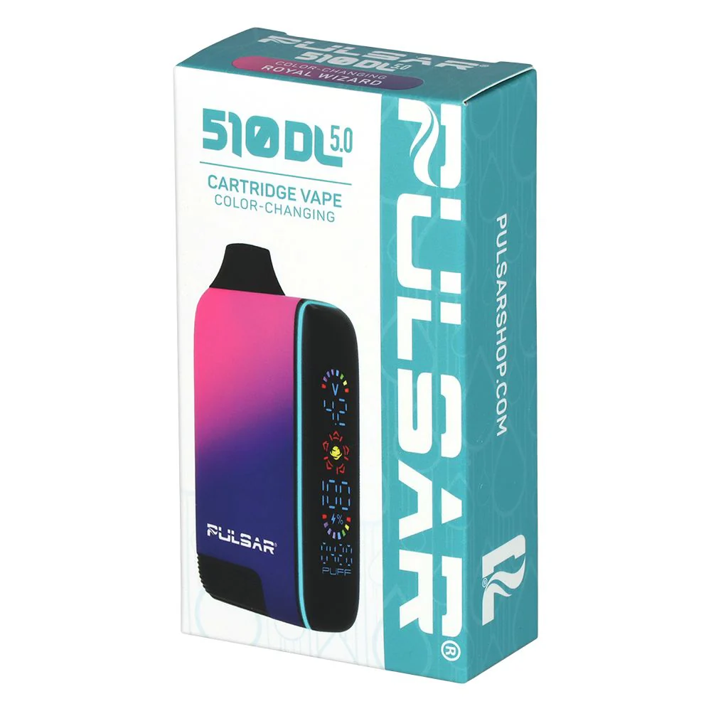 Pulsar 510 DL 5.0 Precision Voltage Control LCD Screen Vape Bar | Thermo Series | 1000mAh - Image 19