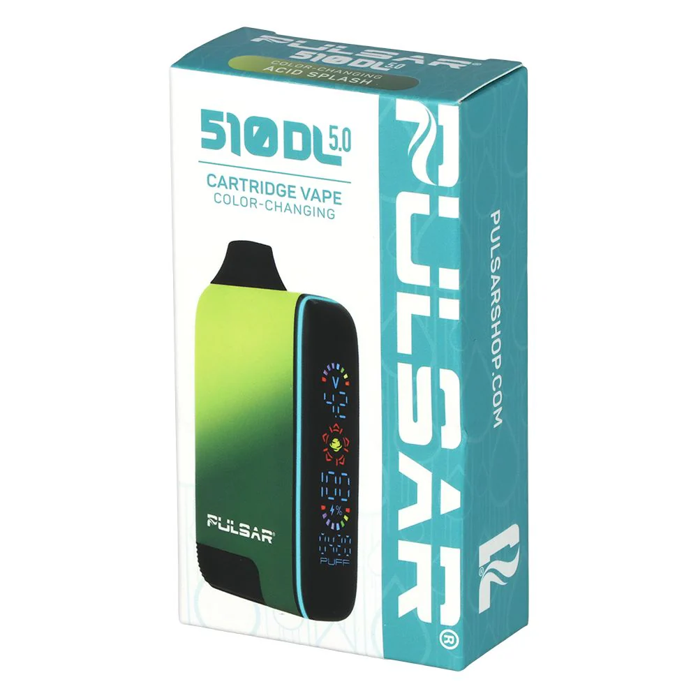 Pulsar 510 DL 5.0 Precision Voltage Control LCD Screen Vape Bar | Thermo Series | 1000mAh - Image 25