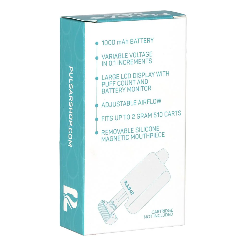 Pulsar 510 DL 5.0 Precision Voltage Control LCD Screen Vape Bar | Thermo Series | 1000mAh - Image 26