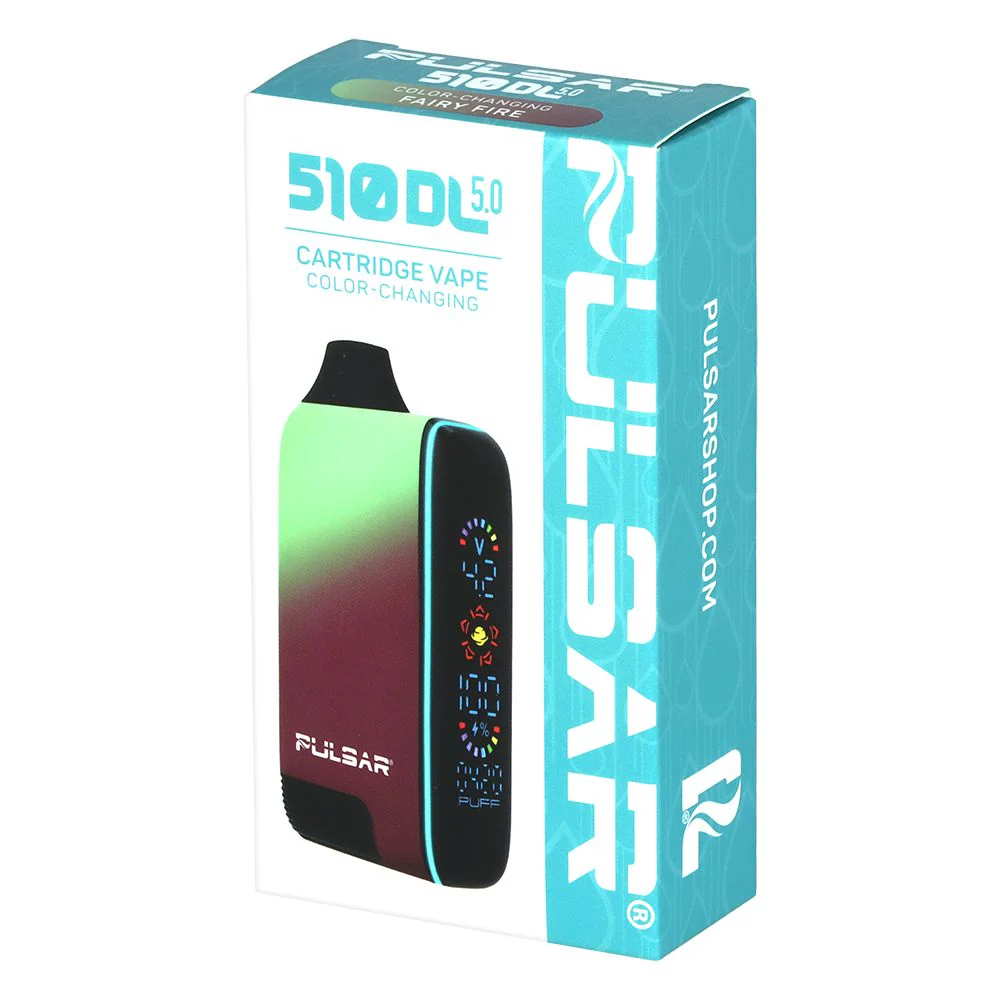 Pulsar 510 DL 5.0 Precision Voltage Control LCD Screen Vape Bar | Thermo Series | 1000mAh - Image 36