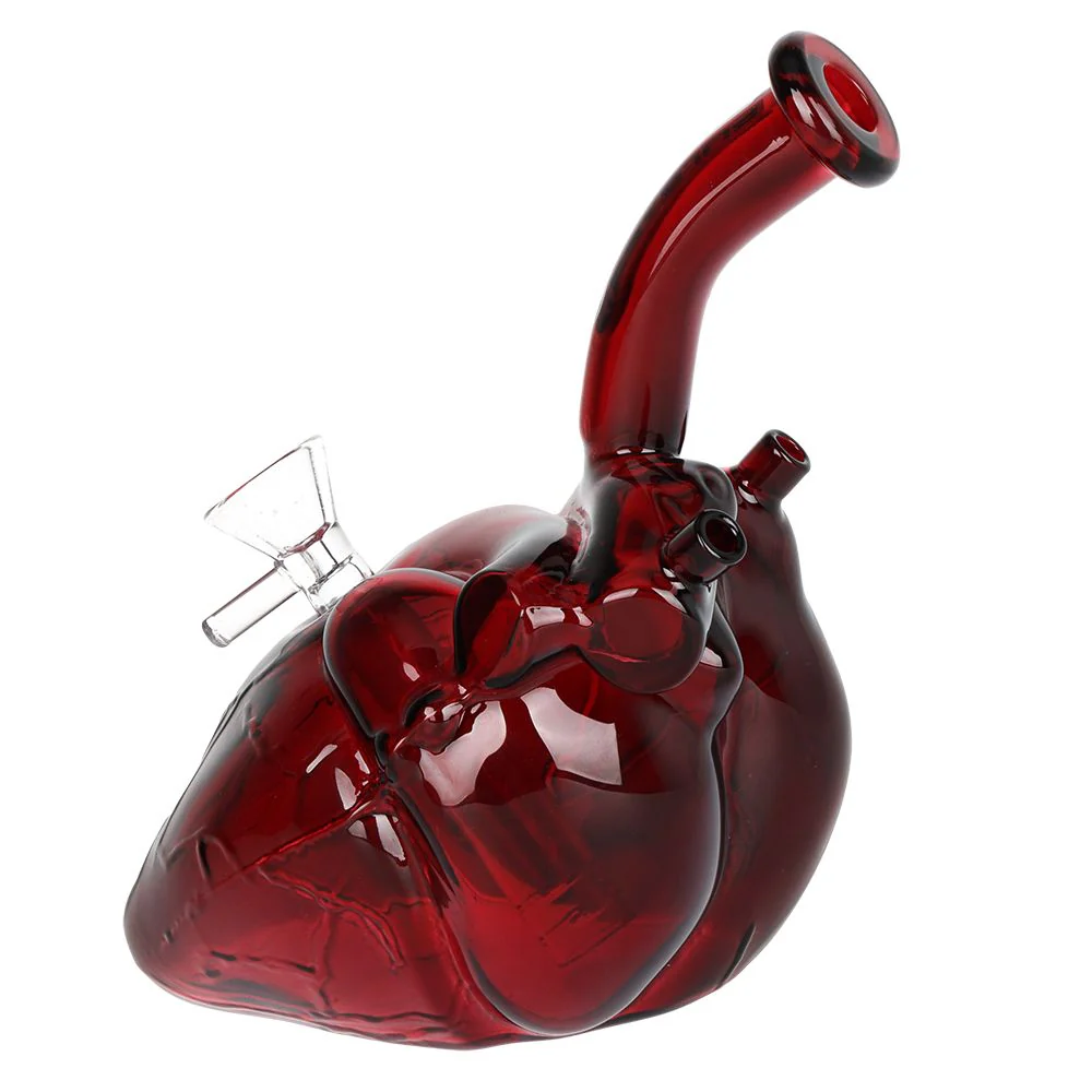 Be Still My Heart Glass Water Pipe - Image 2