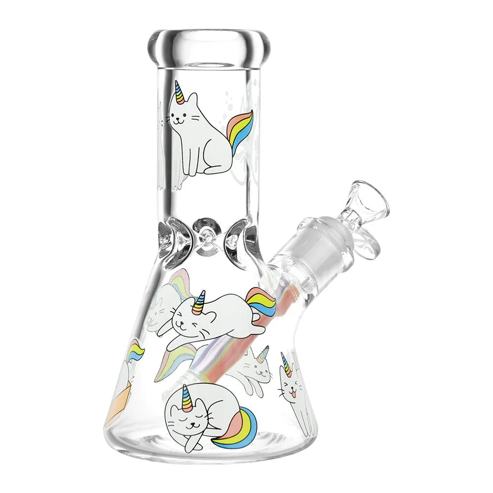 Caticorns Design Glass Beaker Water Pipe - Image 3