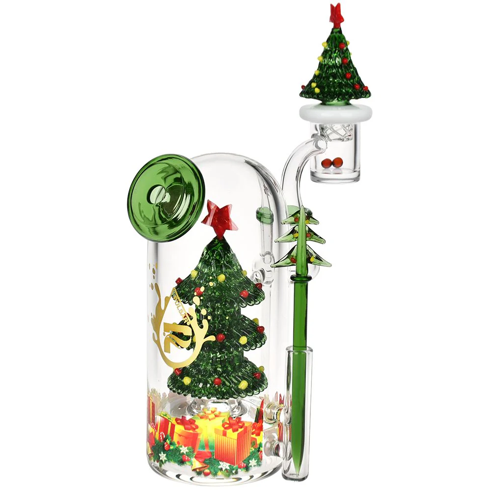 Christmas Tree Glass Dab Rig Set - Image 2