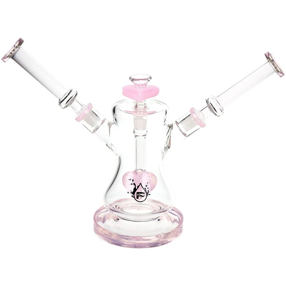 Date Night: Dual Neck Glass Water Pipe
