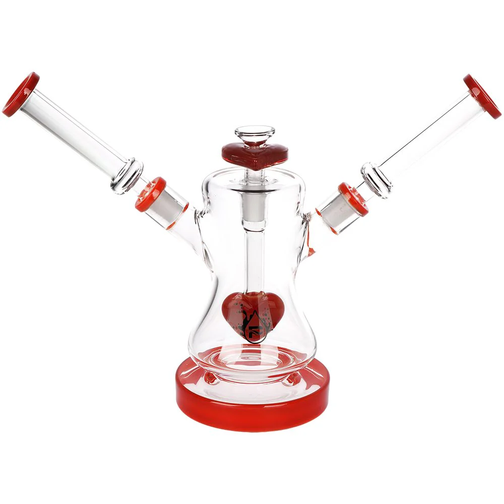 Date Night: Dual Neck Glass Water Pipe - Image 3