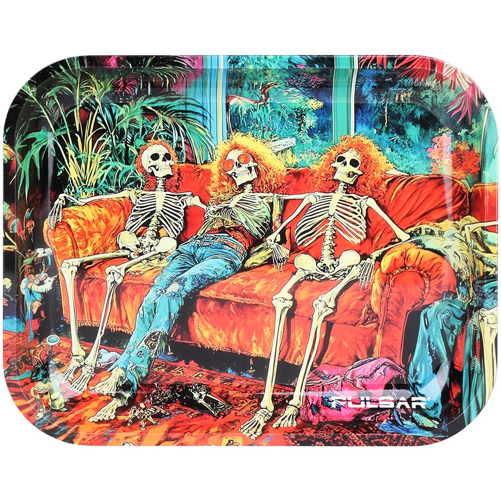 Pulsar Design Series Large Metal Rolling Tray - In Da Couch - Image 2