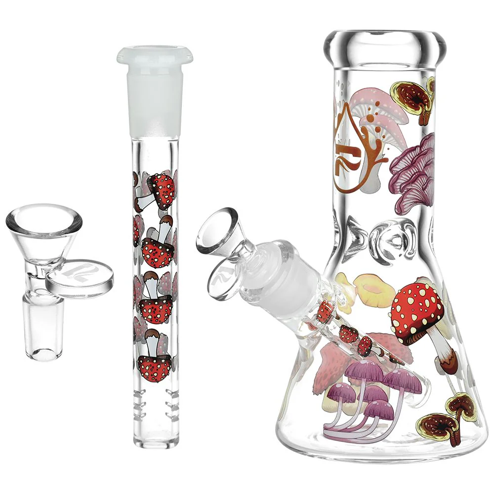 Pulsar Eat Me Design Glass Beaker Water Pipe - 7.75" / 14mm F - Image 2