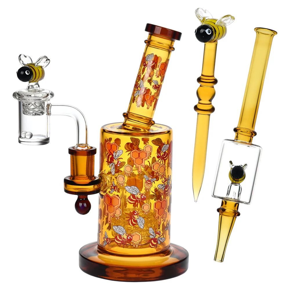 Pulsar Greatest Hits Series Glow Dab Rig Kit / 8" / 14mm F - Image 4