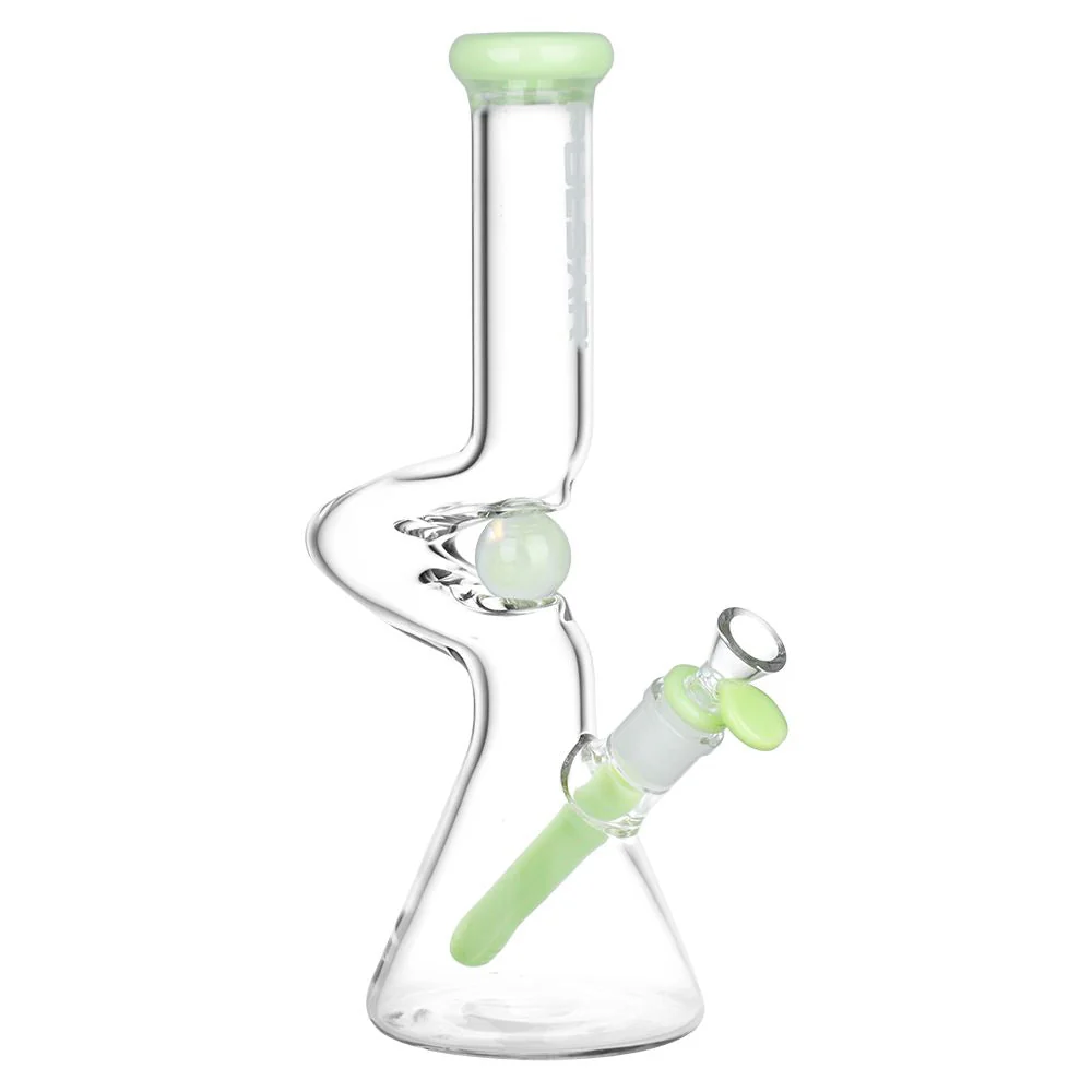 Pulsar Kinked Marble Glass Beaker Water Pipe - Image 4