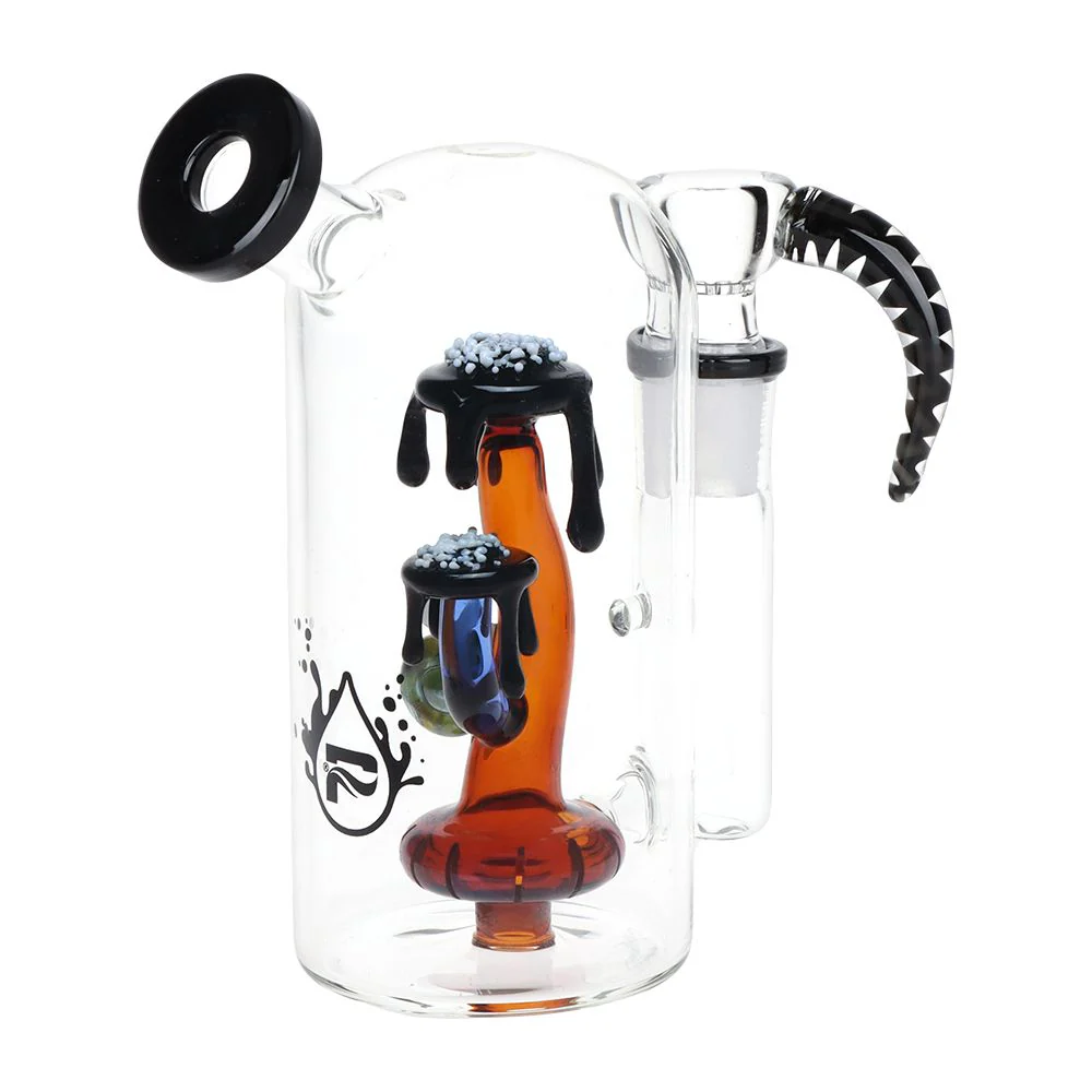 Pulsar Magma Lake Mushroom Glass Water Pipe - 5.5" / 14mm F - Image 3