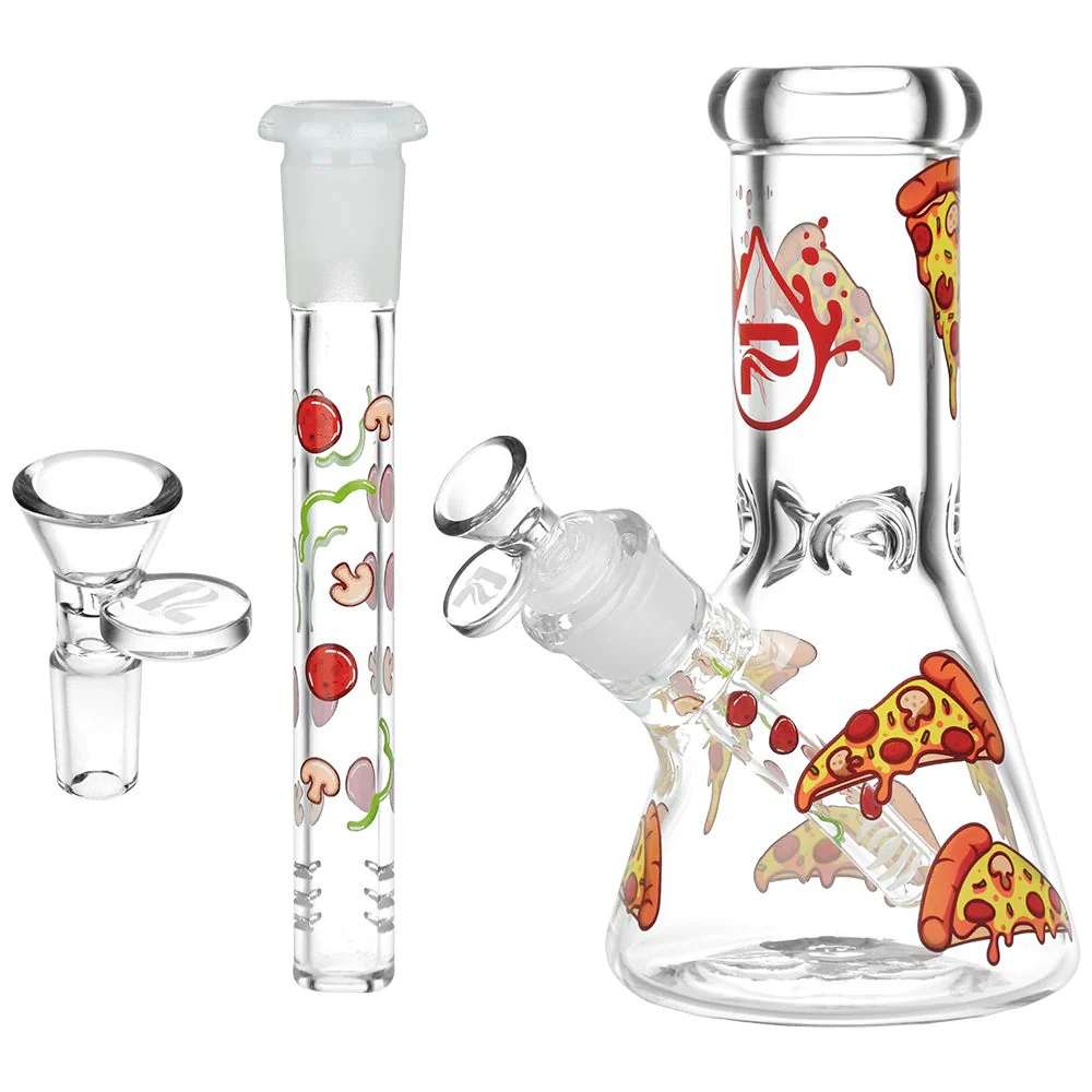 Pizza Glass Beaker Water Pipe - Image 2